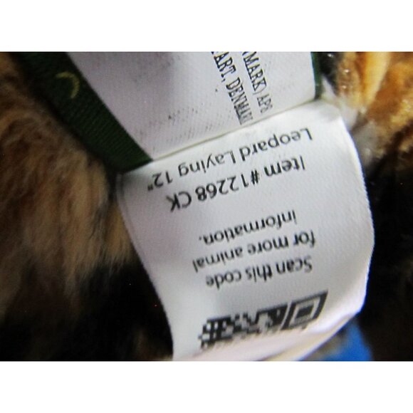 Wild Republic Laying Leopard Plush Toy Stuffed Animal 12" - Picture 6 of 8